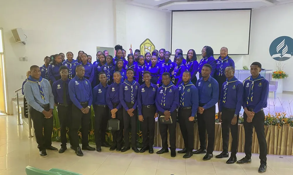 The full mission group gathered at UNAD