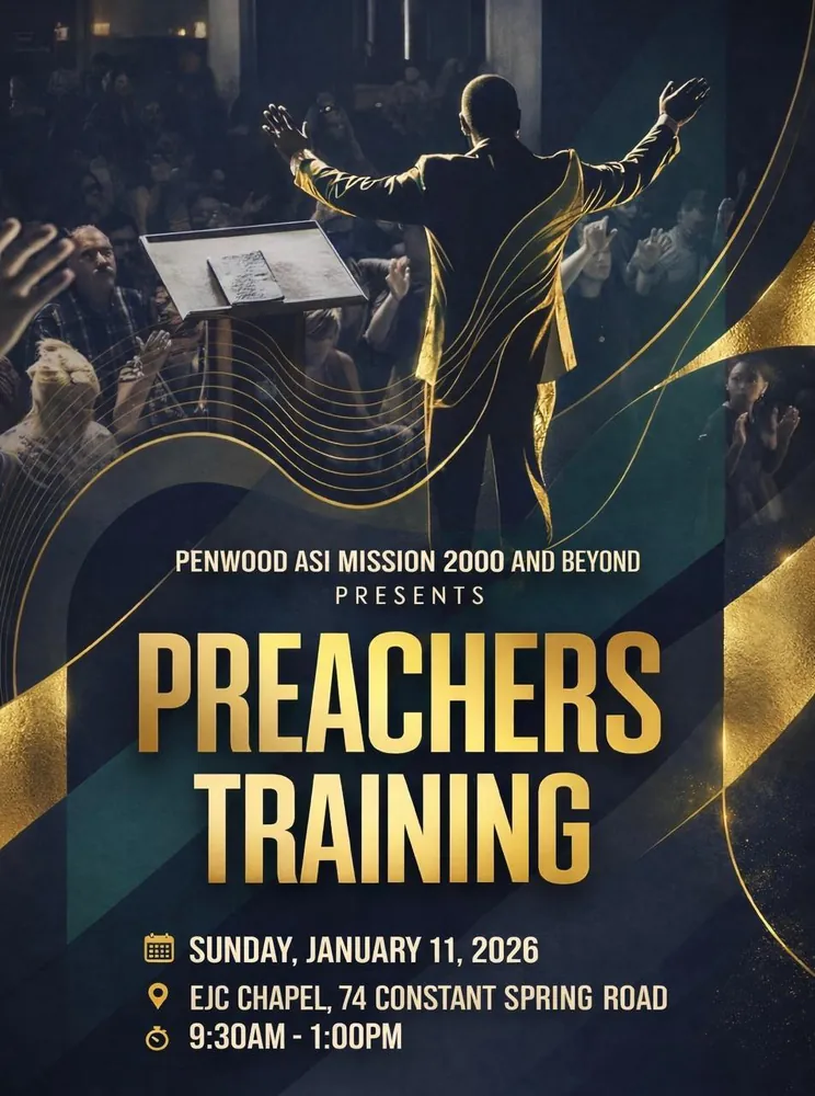 Preachers Training flyer, January 11, 2026